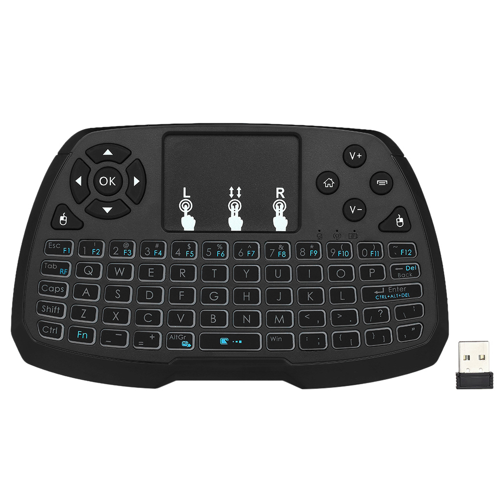 Calvas A36 Mini Air Mouse Full-featured Wireless Keyboard Touchpad 2.4GHz Remote Controller Keyboard For PS3 Android TV Box Smart TV